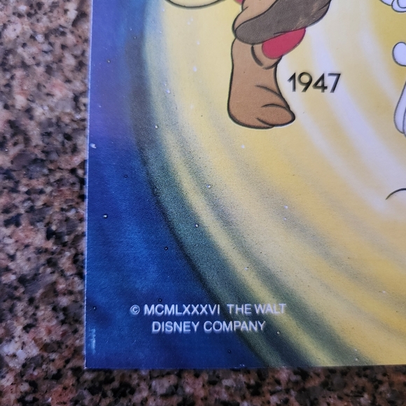 Vintage One Stop Posters 1986 Walt Disney Mickey "Evolution" & Friends Lot of 3 - Picture 5 of 16